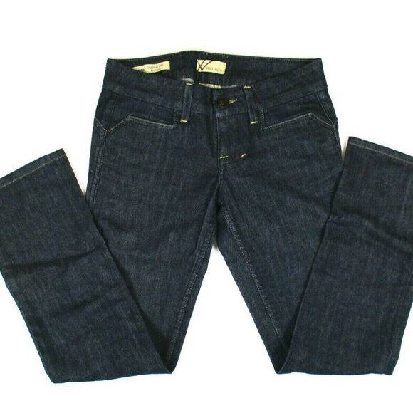 William Rast Jeans Savoy Regular Rise Trouser Denim Rhinestones Women's Size 26 - Picture 2 of 10